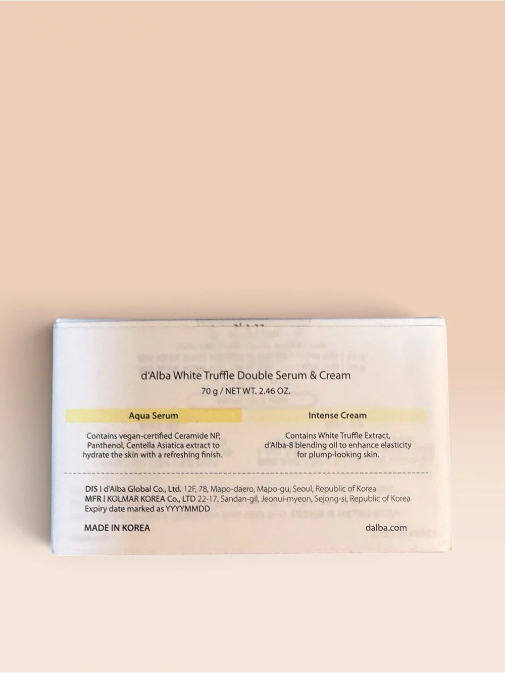 Alba rich moisturizing